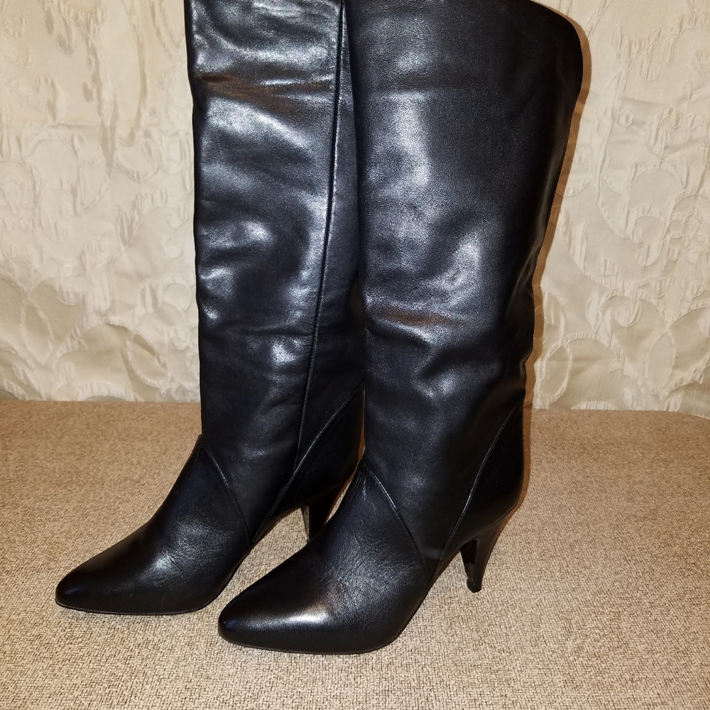 Black Leather Boots